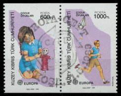 TÜRKISCH-ZYPERN 1989 Nr 249C Und 250C Zentrisch Gestempelt WAAGR X5CF10E - Used Stamps