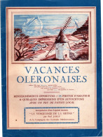 *ILE D'OLERON (17) - Vacances Oléronaises - Guide Touristique Pour Balade à 2 Roues - Tourismus