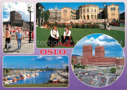 73082168 Oslo Norwegen Schloss Yachthafen Stadtansichten  Oslo Norwegen - Norwegen