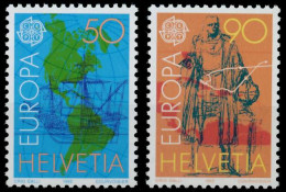 SCHWEIZ 1992 Nr 1468-1469 Postfrisch S207602 - Unused Stamps
