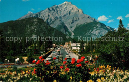 73080418 Banff Canada Main Street And Cscade Mountain As Seen From National Park - Unclassified