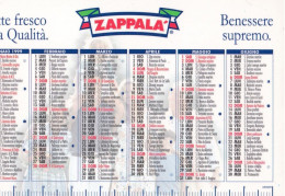 Calendarietto - Zappalà - Anno 1999 - Formato Piccolo : 1991-00