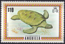 F-EX49864 ANGUILLA MNH 1975 SEA WILDLIFE 10$ TURTLE.  - Schildkröten