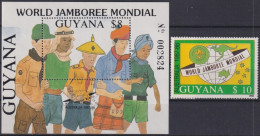 F-EX49860 GUYANA 1988 MNH BOYS SCOUTS JAMBOREE BADEN POWELL SCOUTING.  - Neufs