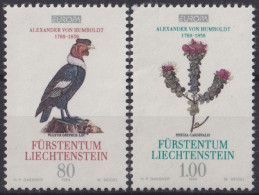 F-EX49878 LIECHTENSTEIN MNH 1994 ALEXANDER VON HUMBOLDT BIRD AVES PAJAROS FLOWER.  - Other & Unclassified