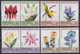 F-EX49869 GRENADINES & ST VINCENT MNH 1985 FLOWER FLORES.  - Orquideas