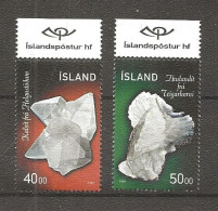 Island Iceland 1999 Minerals, Calcite From Helgustöum And Heulandit From Teigarhorni Mi 917-918, MNH(**) - Nuovi