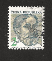 Czech Republic 1993 ⊙ Mi 21 Sc 2902 Persönlichkeiten August Sedlacek 1843-1926, Tschechische Republik - Gebraucht