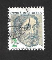 Czech Republic 1993 ⊙ Mi 21 Sc 2902 Persönlichkeiten August Sedlacek 1843-1926, Tschechische Republik C2 - Oblitérés