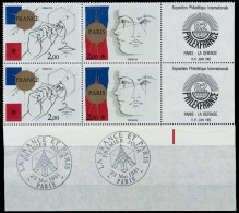 FRANKREICH 1981 Nr 2262 Und 2263 ZF Postfrisch VIERERBLOCK X61EDDA - Unused Stamps