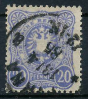 DEUTSCHES REICH 1880 88 ADLER Nr 42Ib Gestempelt Gepr. X63B6A2 - Used Stamps