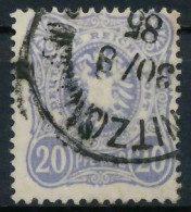 DEUTSCHES REICH 1880 88 ADLER Nr 42Ib Gestempelt Gepr. X63B69A - Used Stamps