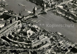 73071535 London Tower And Tower Bridge From The Air - Altri & Non Classificati