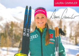 Autogramm AK Langläuferin Laura Gimmler Oberstdorf Im Oberallgäu Allgäu Zoll-Ski-Team Olympia DSV Cross-country Skiing - Autogramme