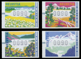 SCHWEIZ AUTOMATENMARKEN 1996 Nr 7-10 Postfrisch X668A56 - Timbres D'automates