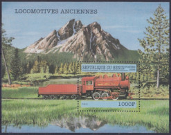 F-EX49882 BENIN MNH 1998 RAILROAD RAILWAYS TRAIN LOCOMOTIVA FERROCARRIL.  - Trains