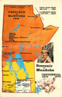 73060720 Manitoba Gebietskarte Von 1912 Manitoba - Non Classificati