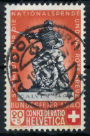 SCHWEIZ PRO PATRIA Nr 366b Zentrisch Gestempelt X6AA3A2 - Usati