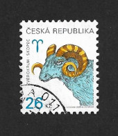 Czech Republic 2003 ⊙ 349 Sc 3074 Zodiac – Aries. Tschechische Republik C2 - Used Stamps