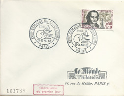 Lettre Avec Cachet Commémoratif XVIIIème Semaine Du Laboratoire - Paris - 25-26/05/1963 - Commemorative Postmarks