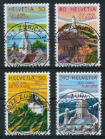 SCHWEIZ 1987 Nr 1354ya-1357ya Zentrisch Gestempelt X72367A - Used Stamps