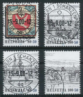 SCHWEIZ 1995 Nr 1554-1557 Zentrisch Gestempelt X723692 - Gebraucht