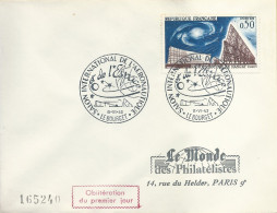 Lettre Avec Cachet Commémoratif Salon International De L'aéronautique Et De L'espace - Le Bourget - 08/06/1963 - Commemorative Postmarks