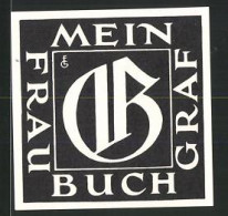 Exlibris Frau Graf, Initialen  - Ex-libris