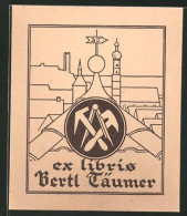 Exlibris Bertl Täumer, Bergarbeiter  - Exlibris