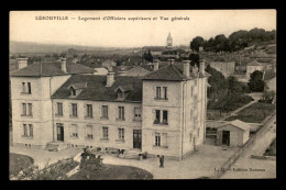 55 - LEROUVILLE - LOGEMENTS D'OFFICIERS SUPERIEURS ET VUE GENERALE - EDITEUR RAMEAU - Lerouville