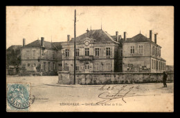 55 - LEROUVILLE - LES ECOLES - L'HOTEL DE VILLE - EDITEUR PAPETERIE LORRAINE - Lerouville