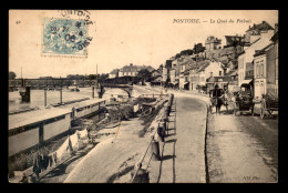 95 - PONTOISE - LE QUAI DE POTBUIS - Pontoise