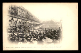 ALGERIE - ALGER - RETOUR DE CHINE DU RGT DE MARCHE DES ZOAUVES EN 1901 - LE DRAPEAU DU RGT - EDITEUR GEISER - Algerien