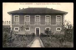 ALGERIE - VILLA LOUISETTE - PROPRIETE CARTON, MAIRE DE FLEURUS (ORAN) - Altri & Non Classificati