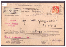 RECOUVREMENT - EINZUG - Covers & Documents