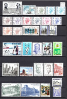 Belgique 1971 Neufs**  TB 36 Timbres Différents  3 €    (cote 20,95 €, 36 Valeurs) - Ungebraucht