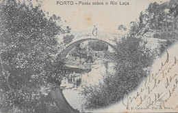 Portugal- Porto - Ponte Sobre O Rio Leça. (Edição C.P.Cardoso -Foz Do Douro) -CIRCULADO Em 22-11-1903 - Porto
