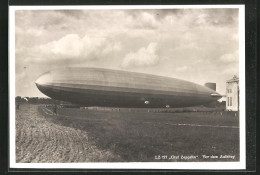 AK Luftschiff LZ 127 Graf Zeppelin Vor Dem Aufstieg  - Luchtschepen