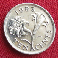 Bermuda 10 Cents 1983 KM# 17 Lt 1447  Bermudes Bermudas - Bermudes