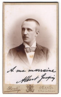 Fotografie Atelier Boute, Gand, 6 Rue Du Soleil, Portrait Herr Mit Kurzen Haaren Im Anzug  - Anonymous Persons