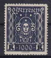 AUSTRIA 1922/24 - MLH - ANK 404 B I - Nuovi