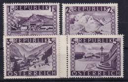 AUSTRIA 1947 - MNH - ANK 859-862 - Unused Stamps