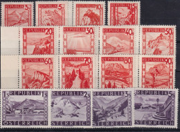 AUSTRIA 1947 - MNH - ANK 847-861 - Complete Set! - Unused Stamps