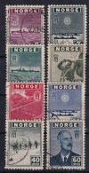 NORWAY 1943 - Canceled - Mi 276-283 - Complete Set! - Usati