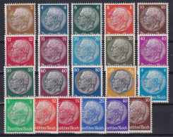 DEUTSCHES REICH 1932/33 - MNH/MLH - Mi 482-495 (MNH), 467-473 (MLH) - Nuovi