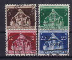 DEUTSCHES REICH 1936 - Canceled - Mi 617-620 - Usati