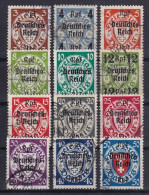 DEUTSCHES REICH 1939 - Canceled - Mi 716-728 - Usati