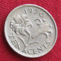 Bermuda 10 Cents 1970 KM# 17 Lt 1573  Bermudes Bermudas - Bermudes