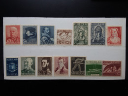 OLANDA - 14 Francobolli Differenti Anni '30/'40 - Nuovi * + Spese Postali - Unused Stamps
