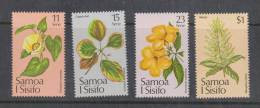 Samoa 1981 Flower Set 4 MNH - Samoa